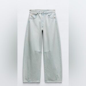 Zara light baggy balloon jeans size 31 (12)